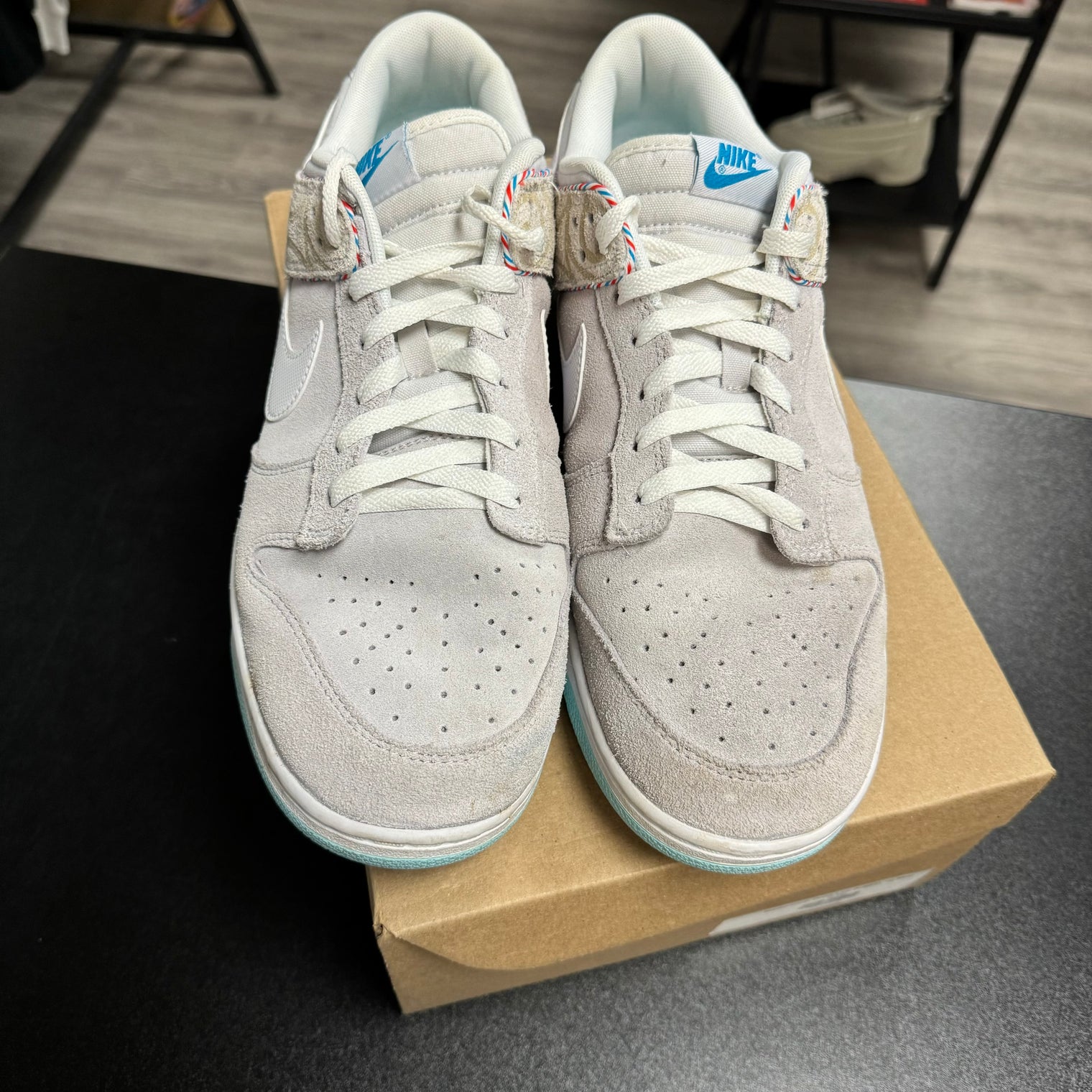 Barbershop Dunk Low (USED, no box)