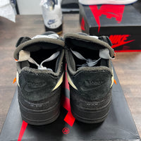 Off White Air Force 1 Black (USED, No Box)