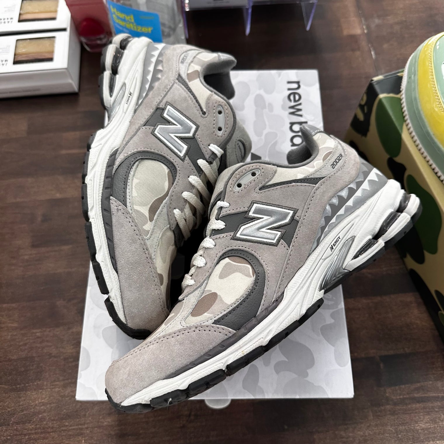 Bape x New Balance 2002R Grey Camo (USED)