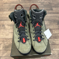 Travis Scott Olive Jordan 6 Retro (USED)