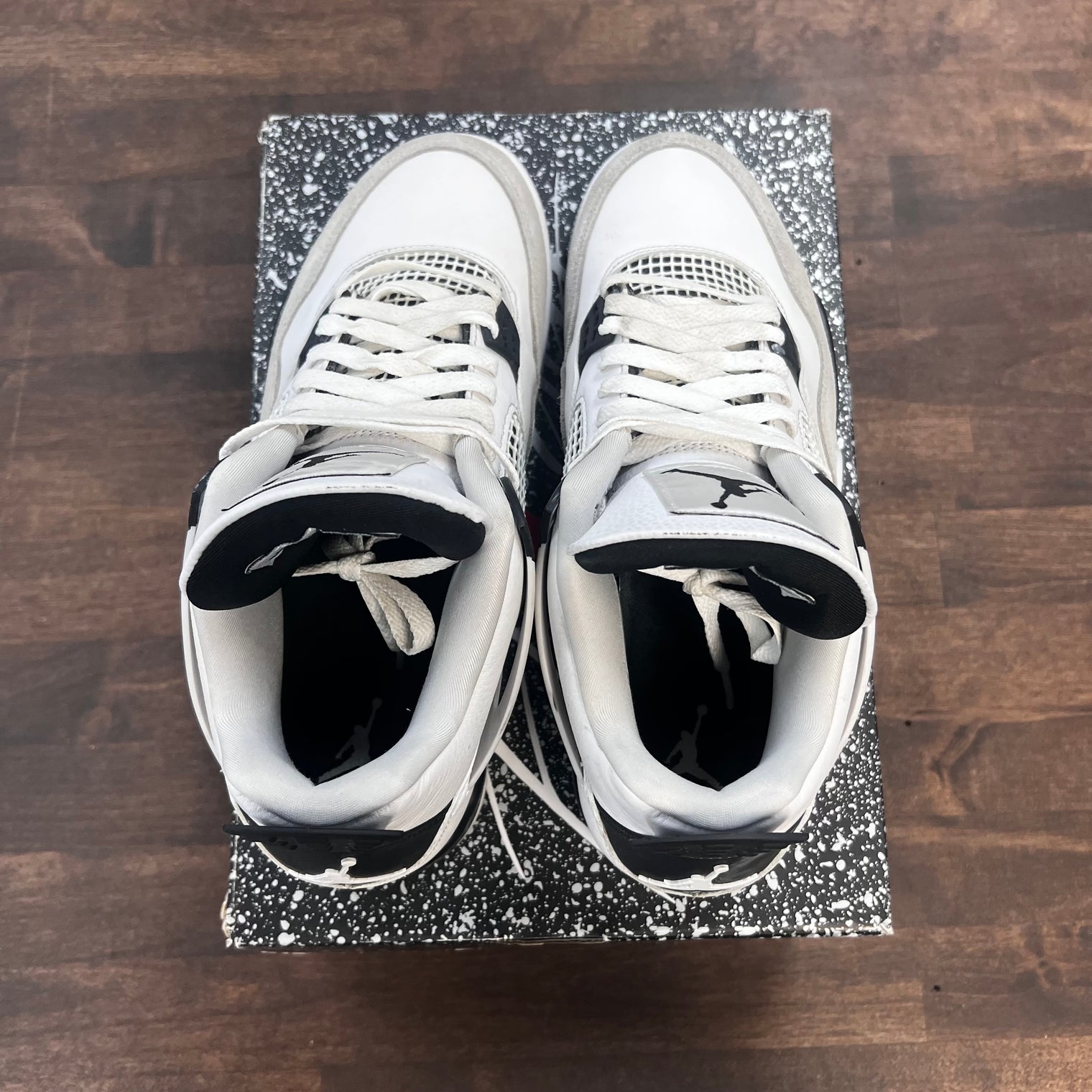 Military Black Jordan 4 Retro (USED)