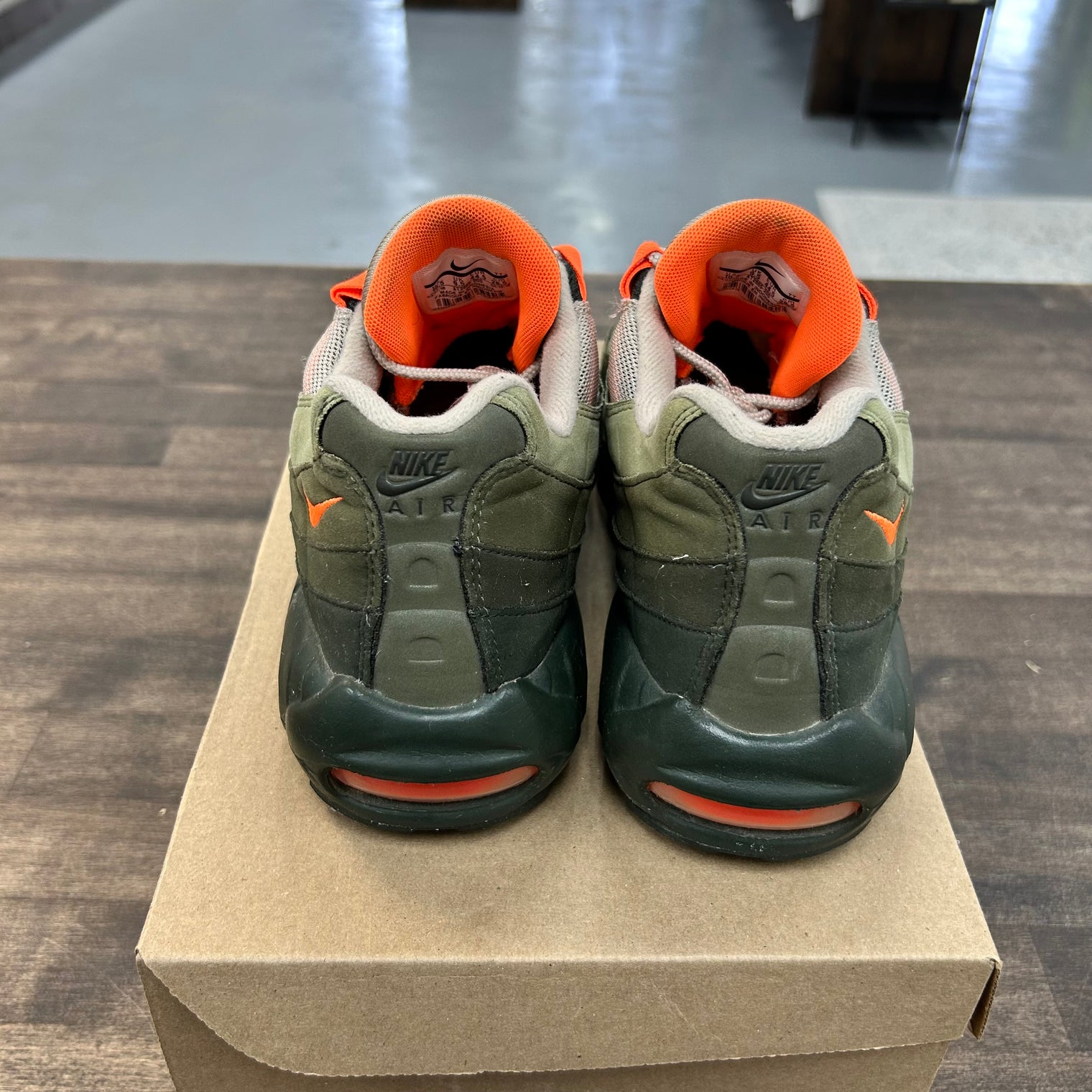 Olive Orange Air Max 95 (USED, No Box)