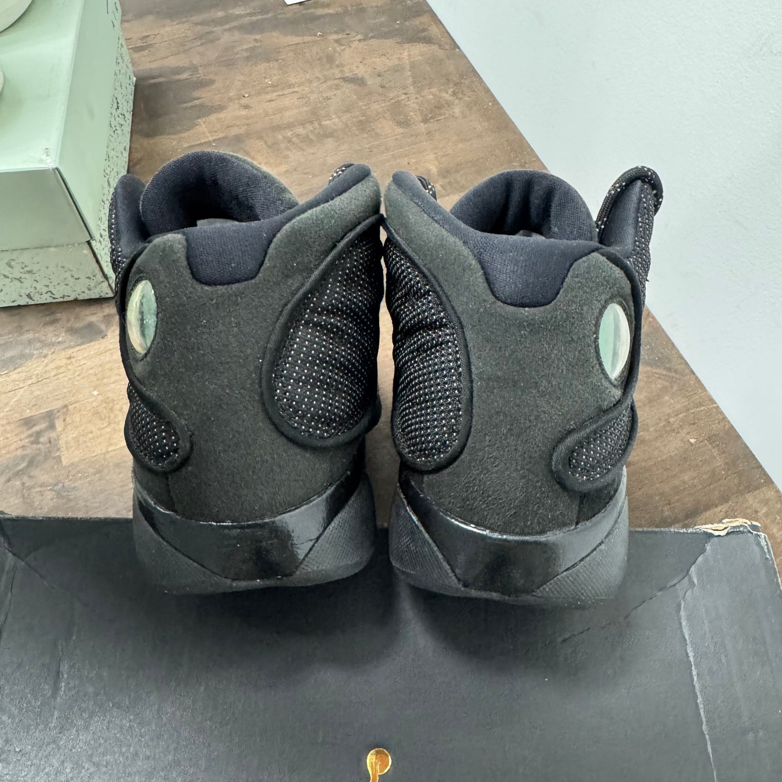 Black Cat Jordan 13 (GS) (USED, Replacement Box)