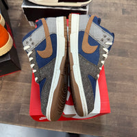 Tweed Midnight Navy Corduroy Nike Dunk Low (USED)
