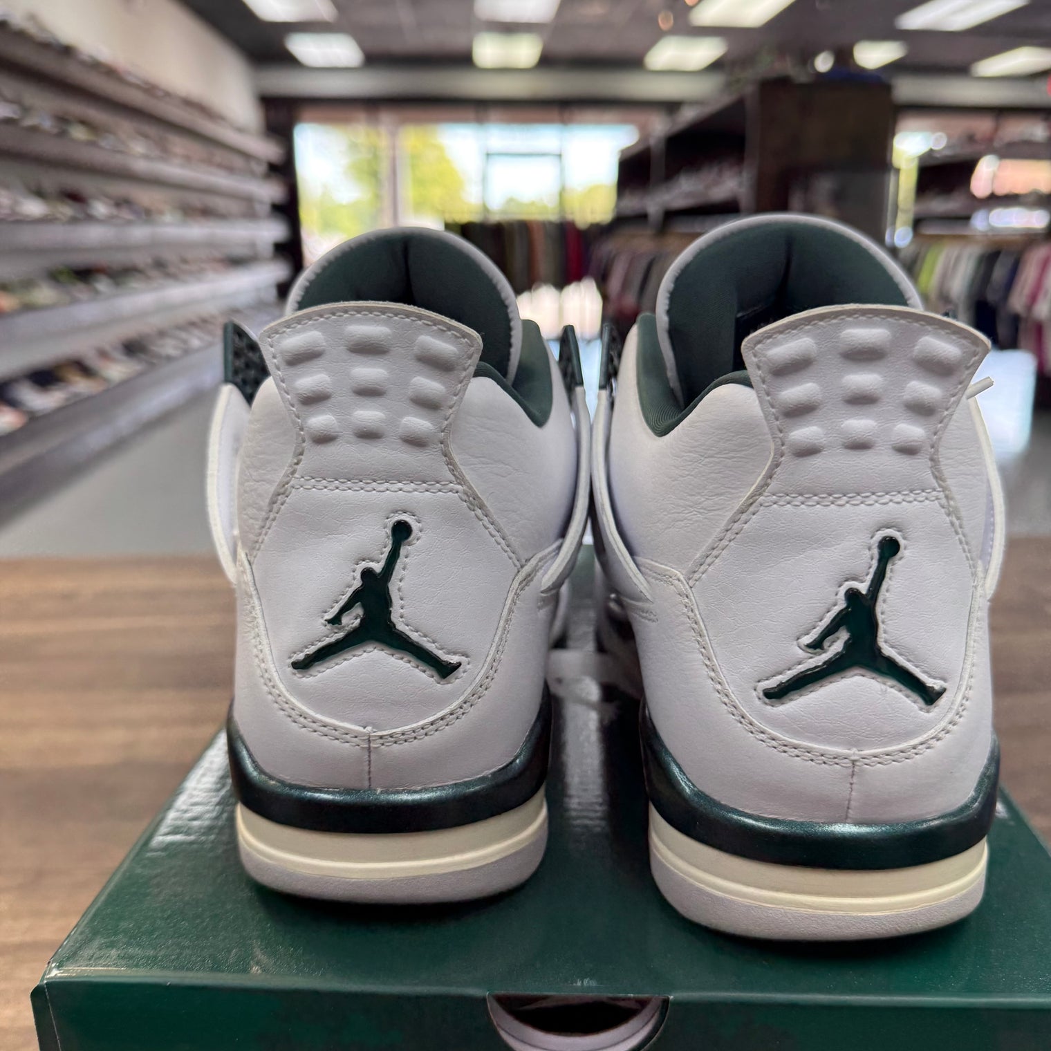Oxidized Green Jordan 4 Retro (USED)