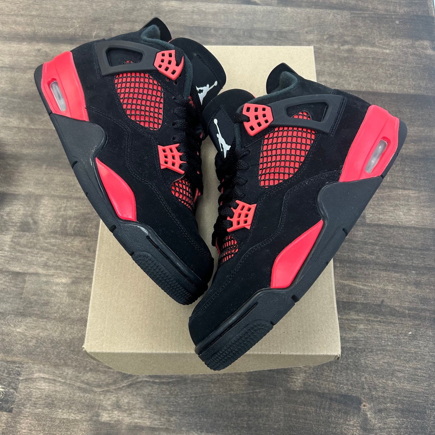 Red Thunder Jordan 4 Retro (USED, No Box)