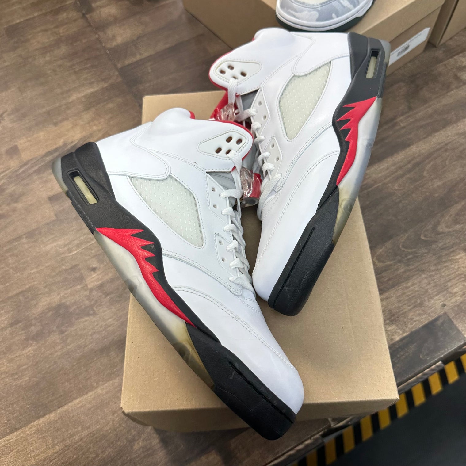 Fire Red Jordan 5 (2012) (USED, No Box)