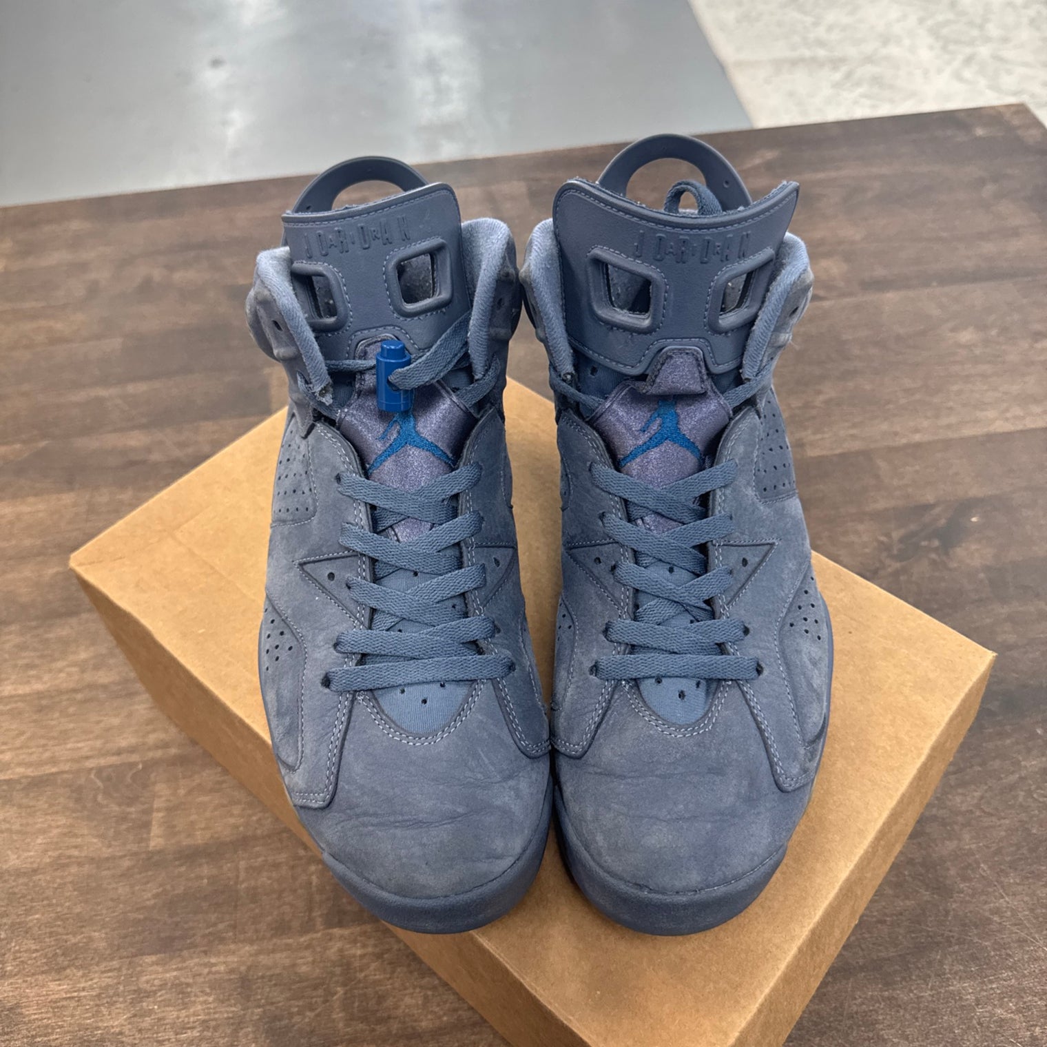 Diffused Blue Jordan 6 (USED,No Box)