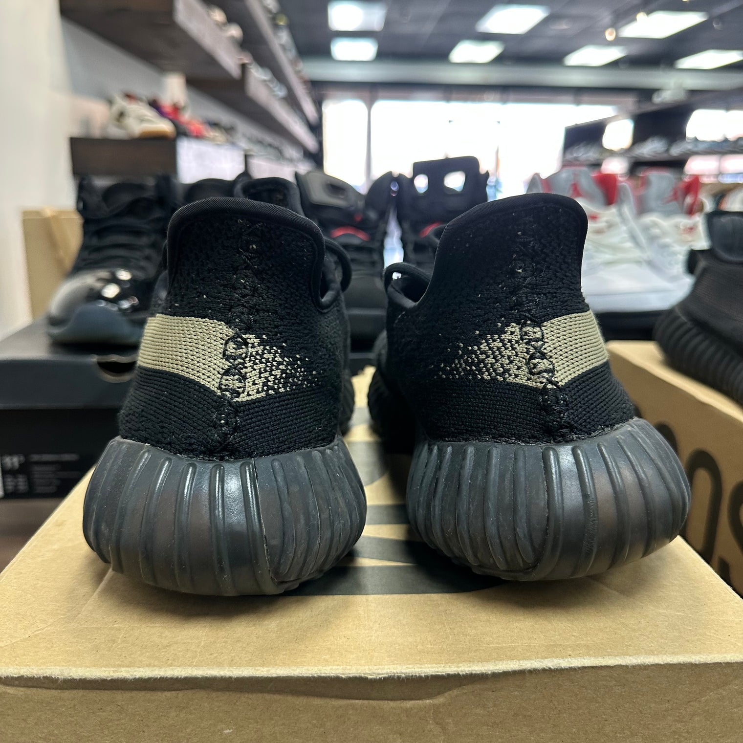 Olive Yeezy 350 (USED)