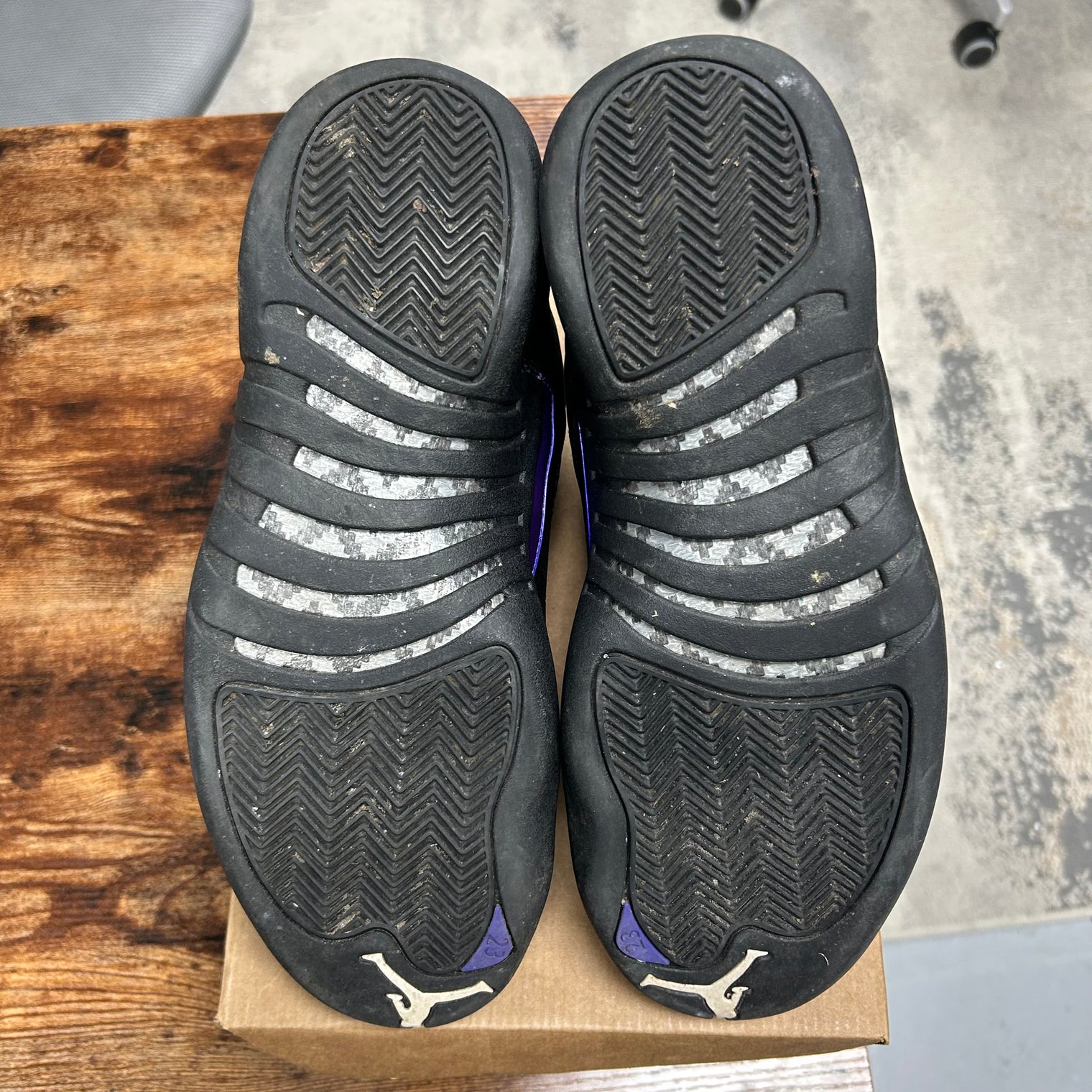 Dark Concord Jordan 12 Retro (USED, No Box)