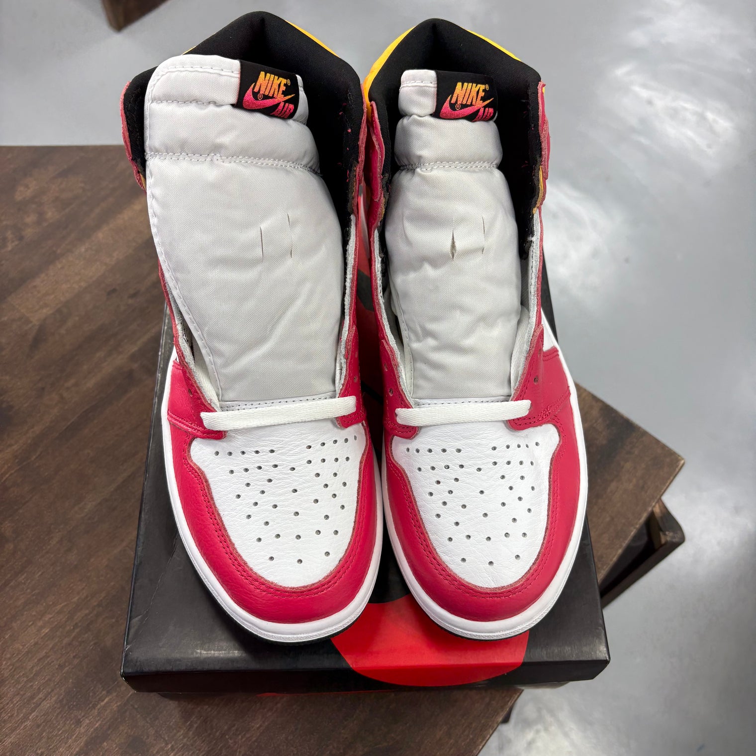 Fusion Red Jordan 1 High (USED)