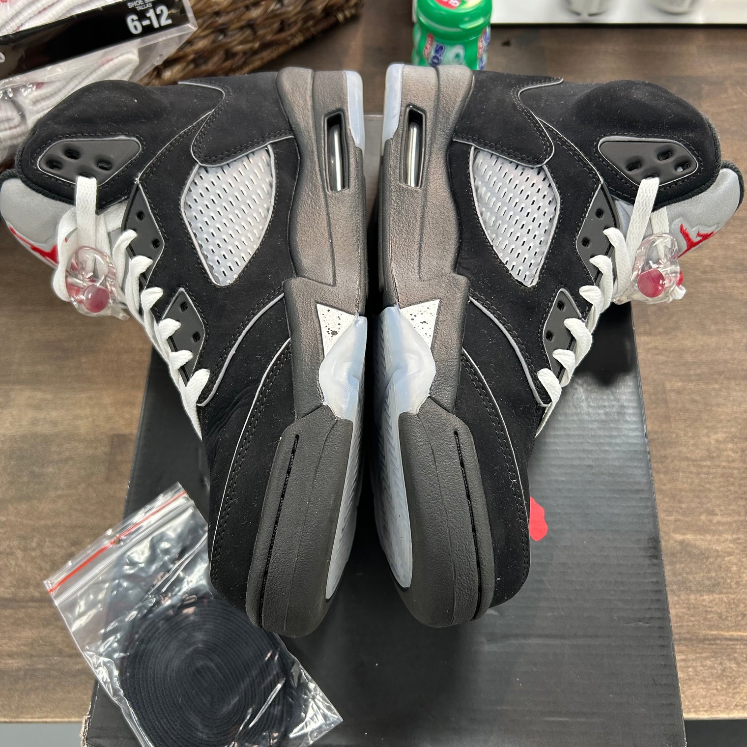 Black Metallic Jordan 5 (2025) (Lightly Worn)