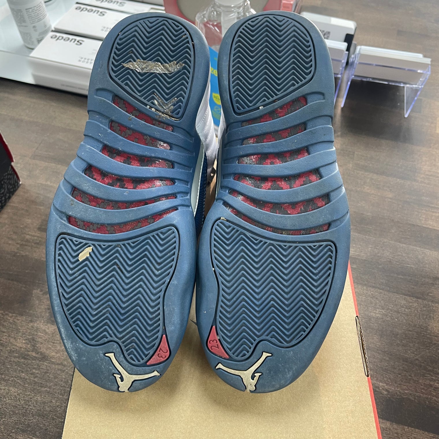 French Blue Jordan 12 (USED, Replacement Box)