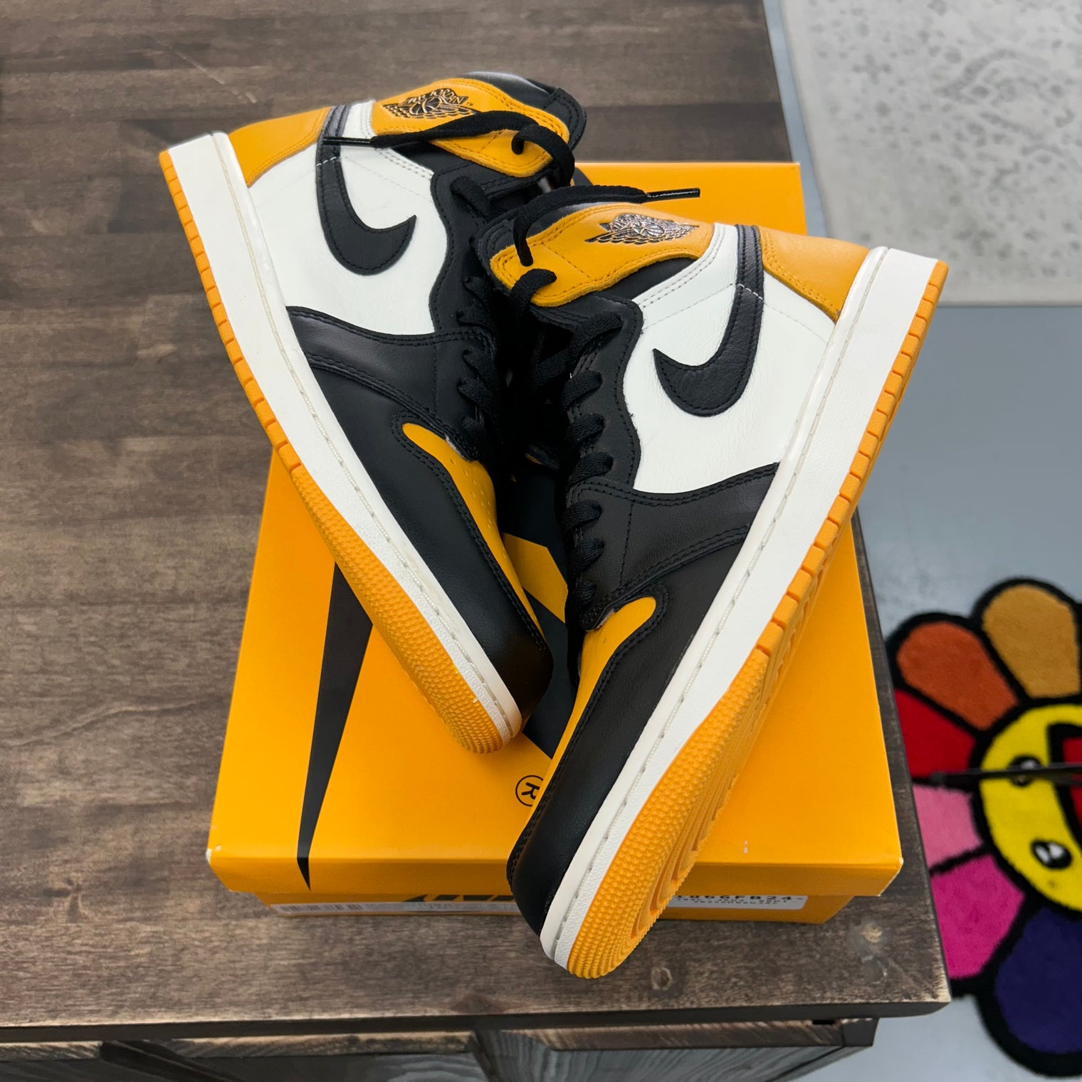 Taxi Yellow Toe Jordan 1 High (USED)