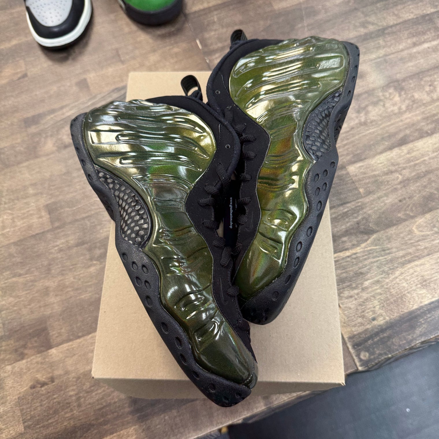 Legion Green Nike Air Foamposite One (USED, No Box)