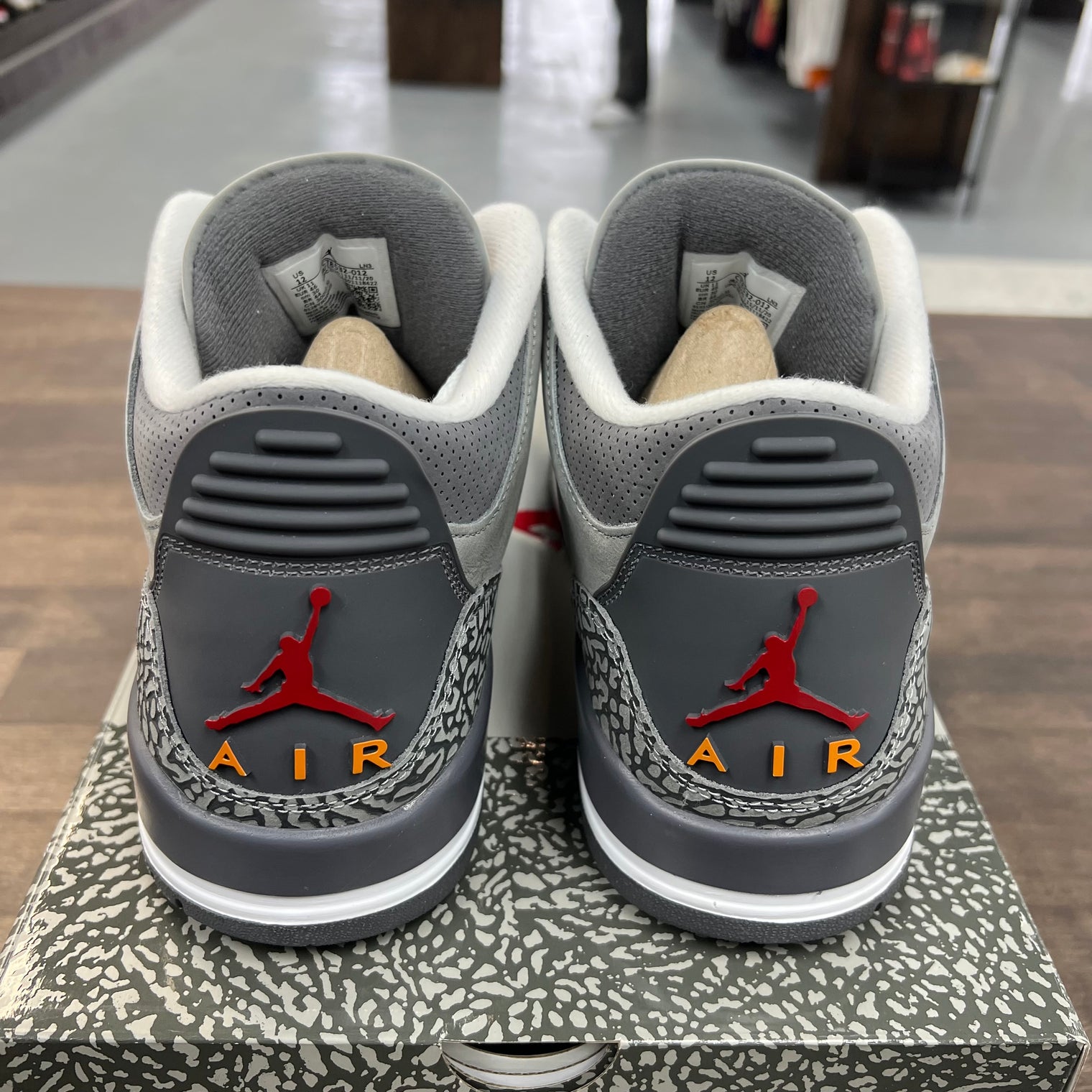 Cool Grey Jordan 3 (Lightly Worn)