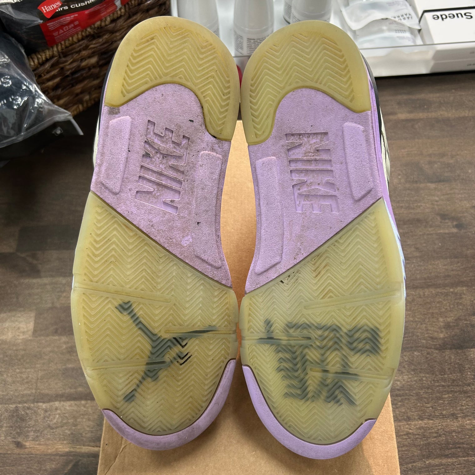 DJ Khaled x Air Jordan 5 Sail (USED, No Insoles, No Box)