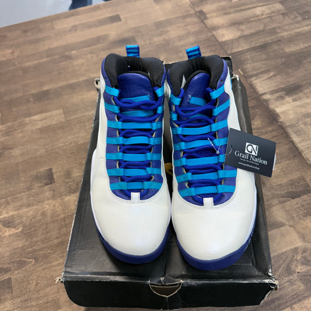 Jordan 10 Retro Charlotte (2016) (US 12) (USED, Replacement Box)