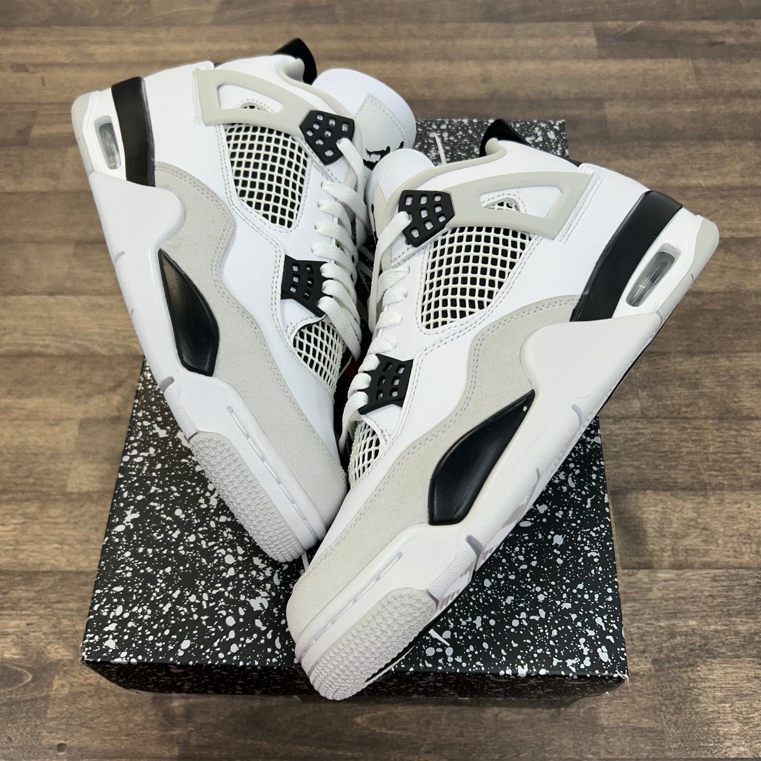 Military Black Jordan 4 Retro (Lightly Worn)