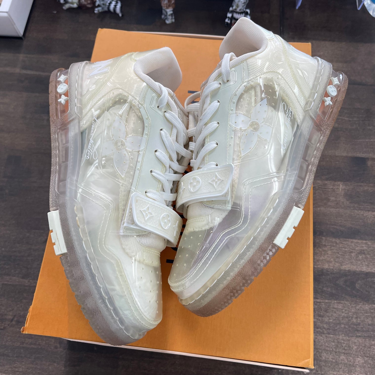 Louis Vuitton Clear Strap Trainer (USED)