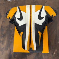 Taxi Yellow Toe Jordan 1 High  (USED)