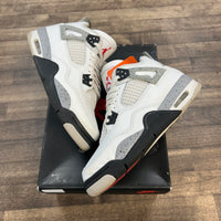 White Cement Jordan 4 (GS) (2025) (USED)