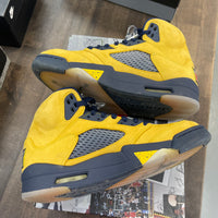 Michigan Jordan 5 Retro (USED)