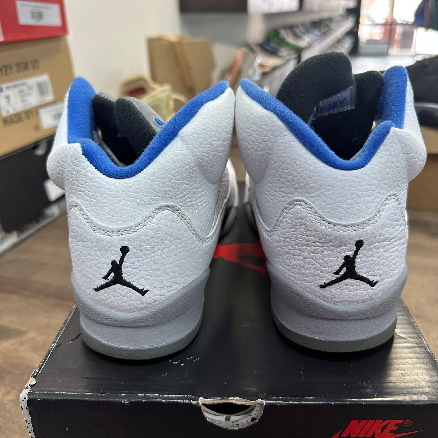 White Stealth Jordan 5 Retro (2021) (GS) (USED)