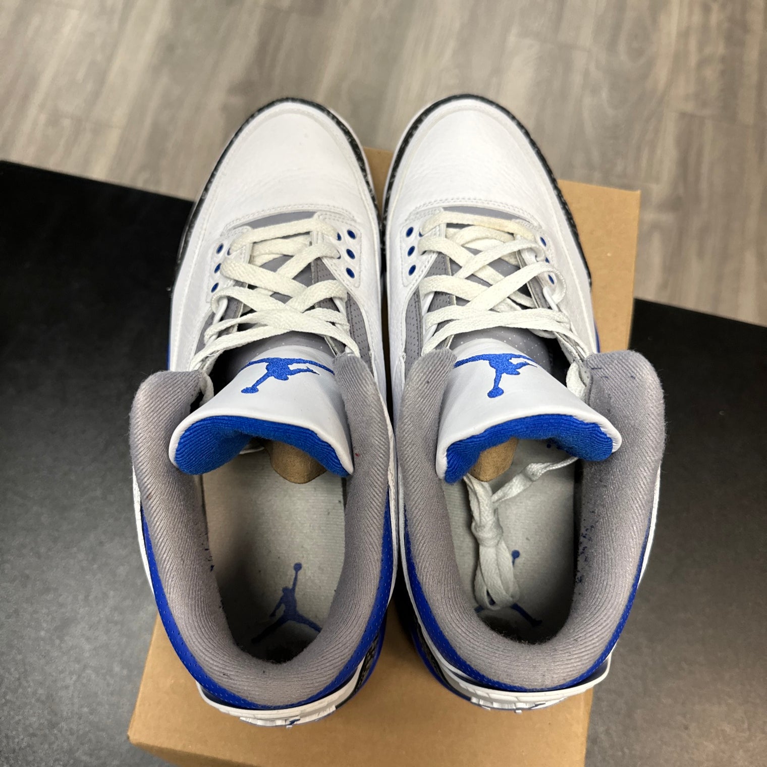 Racer Blue Jordan 3 (USED, No Box)