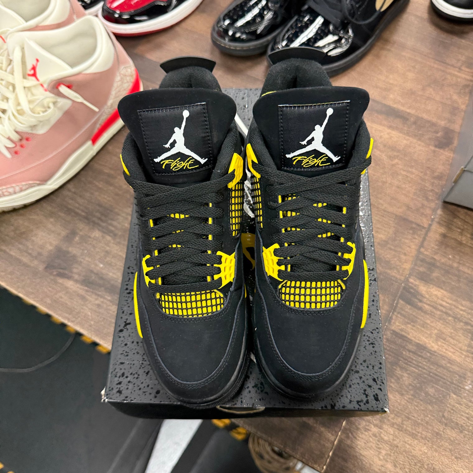 Yellow Thunder Jordan 4 Retro (USED)