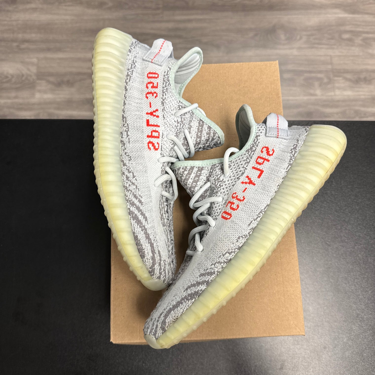 Blue Tint Yeezy 350 (USED, no box)