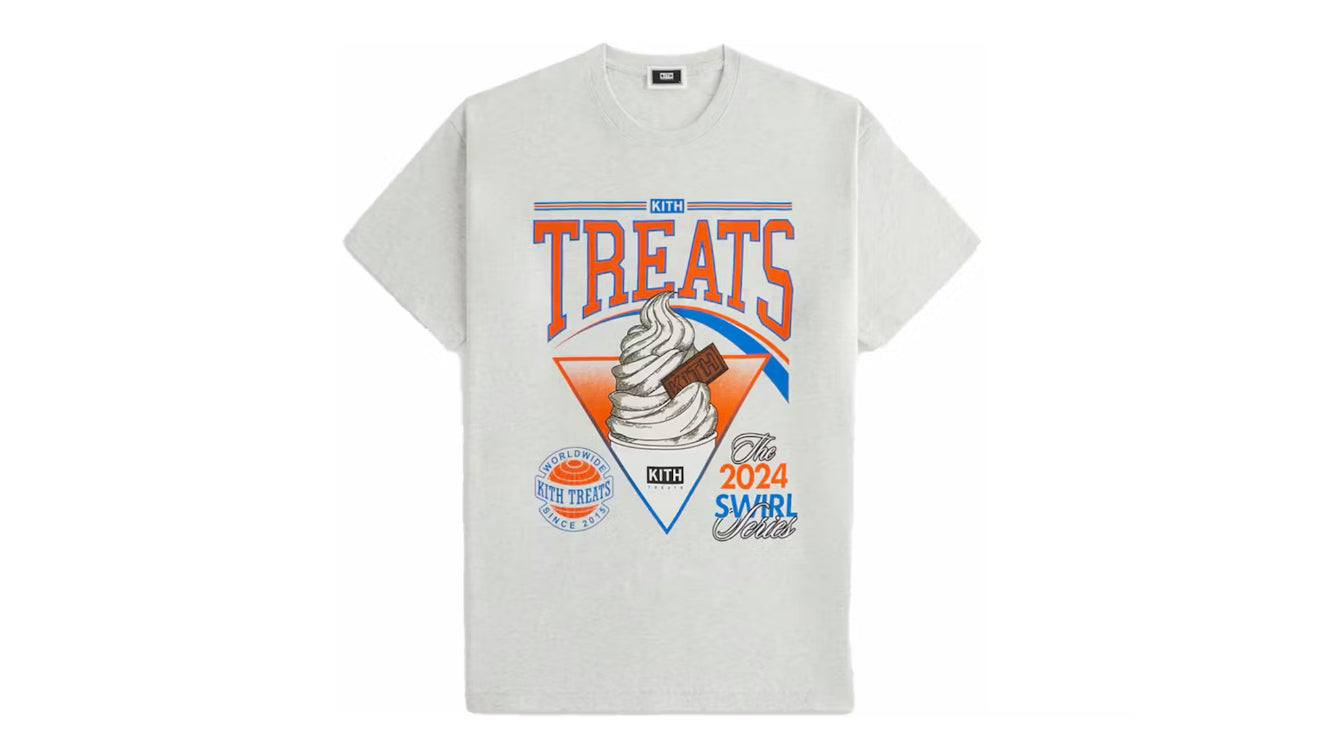 Kith Treats Champions Vintage Tee Light Heather Grey