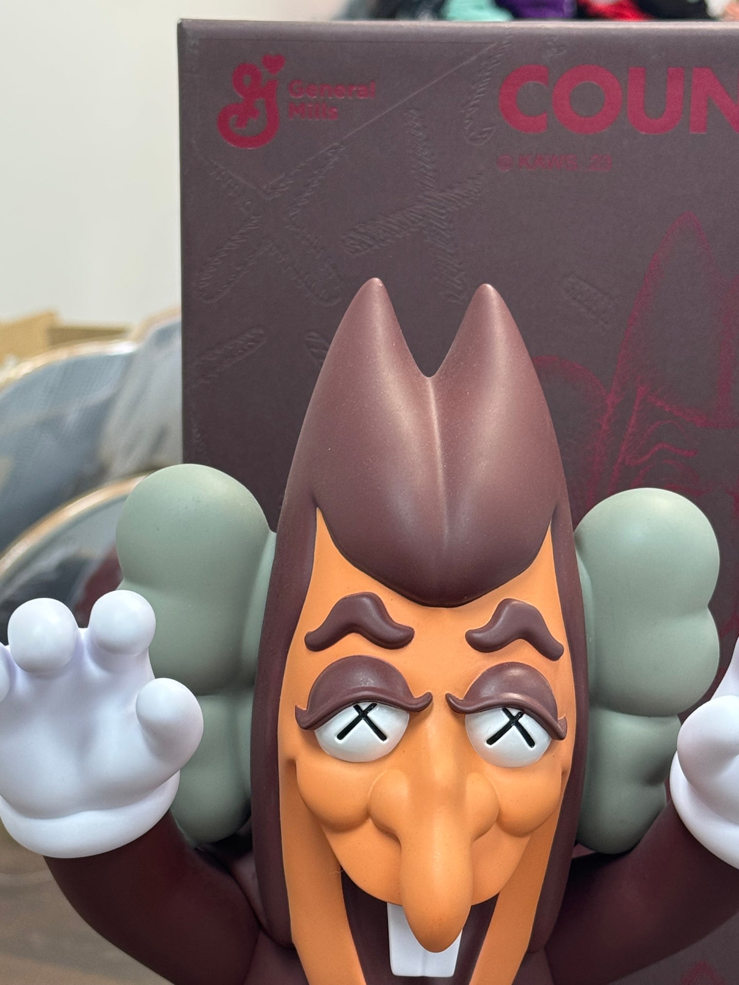Count Chocula Kaws Vinyl Figure (Displayed)