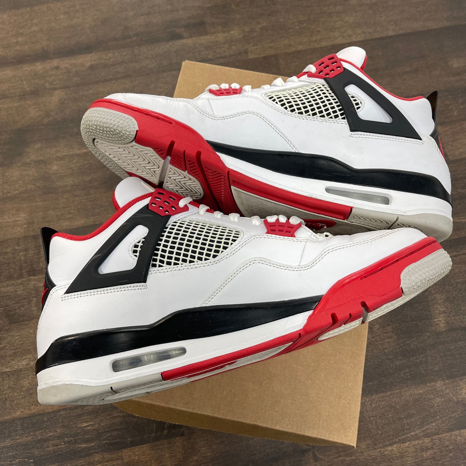 Fire Red Jordan 4 2020 (USED, No Box)