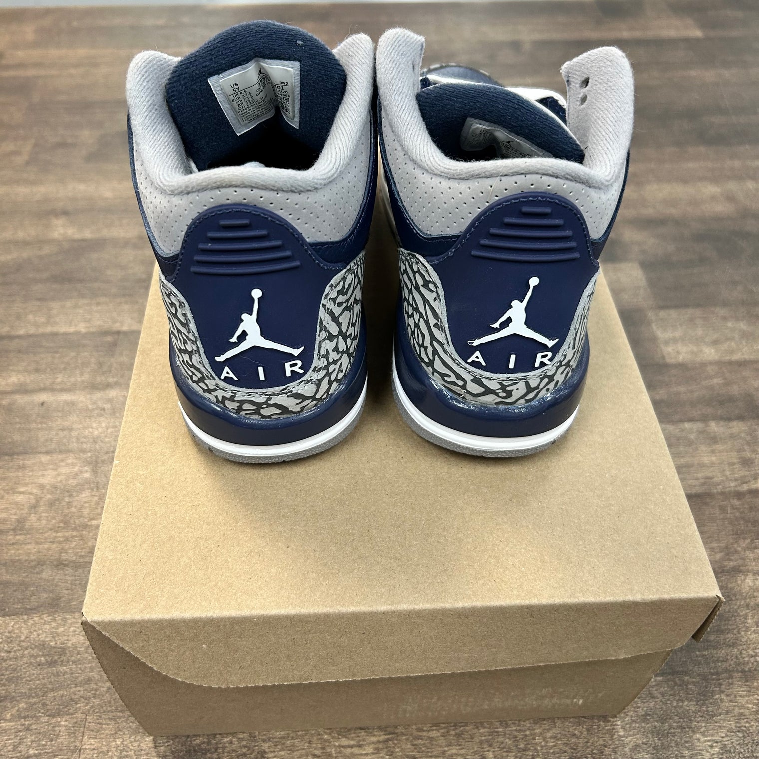 (GS) Georgetown Jordan 3 (USED,No Box)