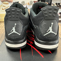 Black Canvas Jordan 4 Retro (B-Grade) (Used)