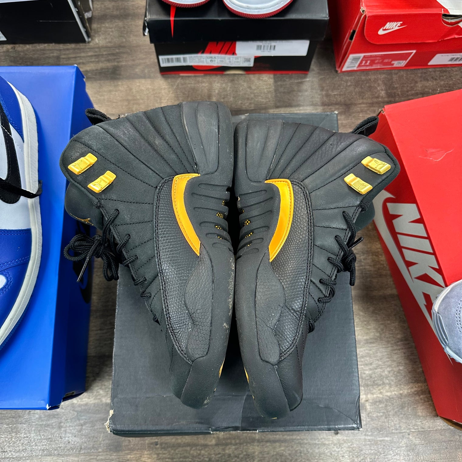 Jordan 12 Retro Black Taxi (GS) (USED, No Box)