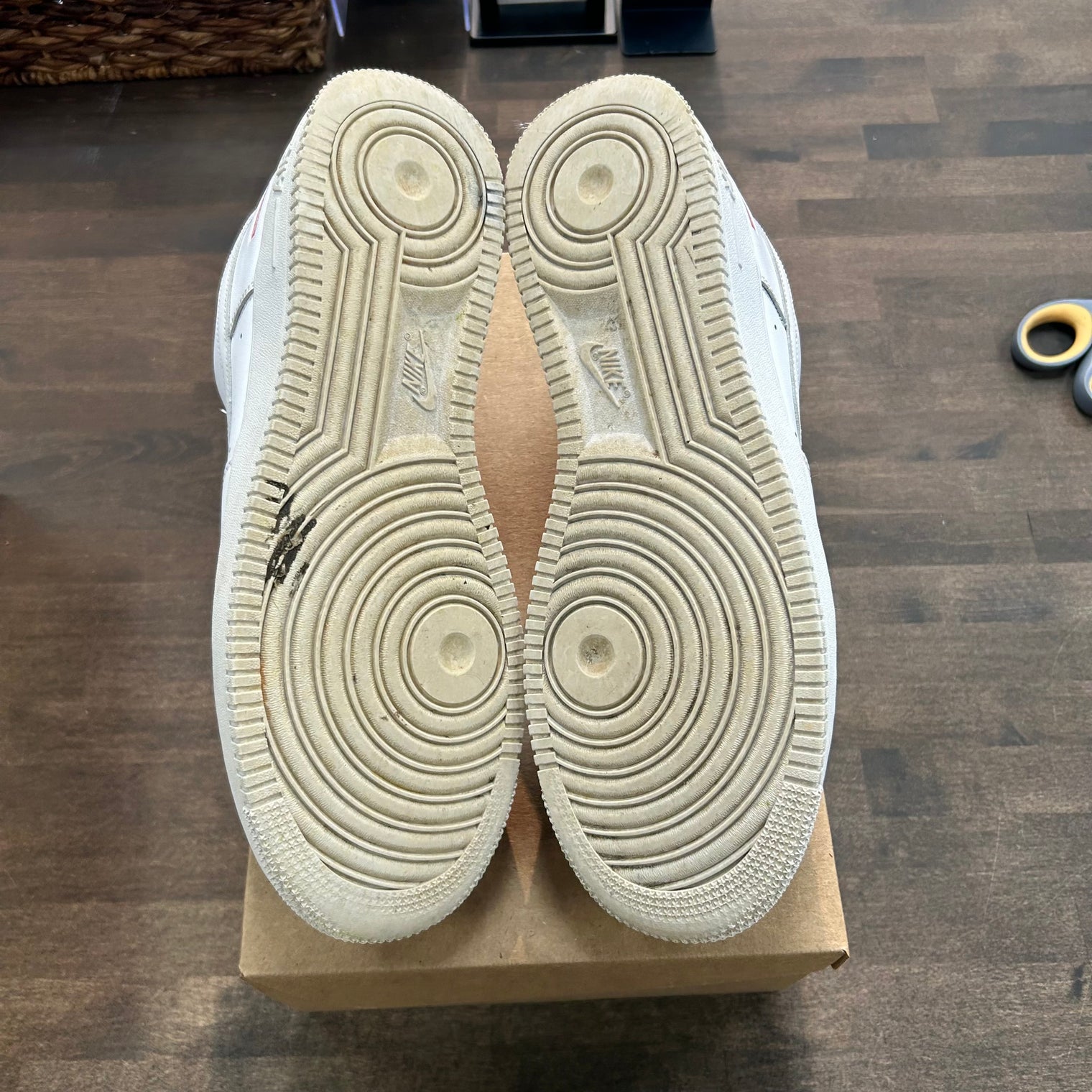 Nike Air Force 1 Low Supreme White (US 12) (USED, No Box)