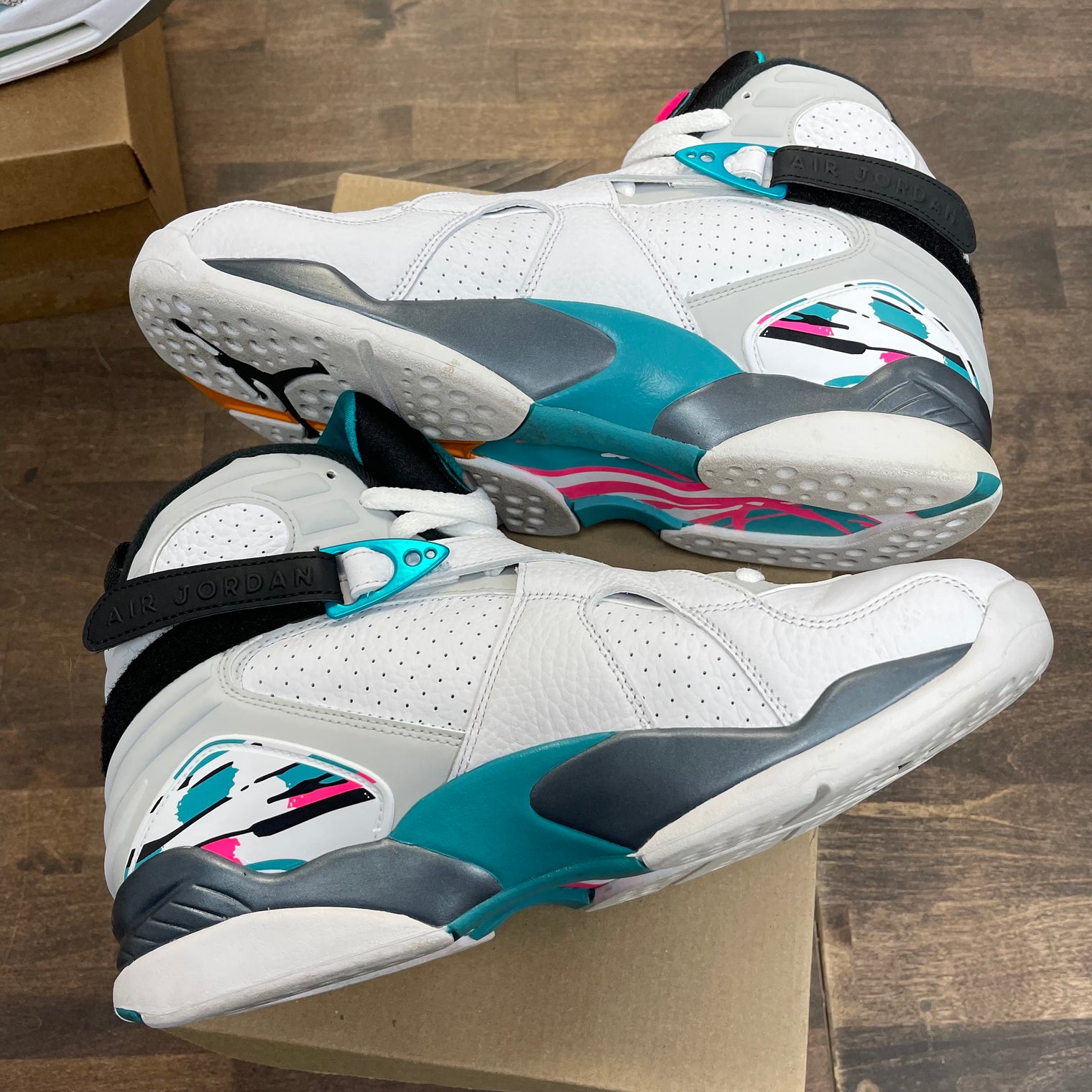 South Beach Jordan 8 (USED, No Box)
