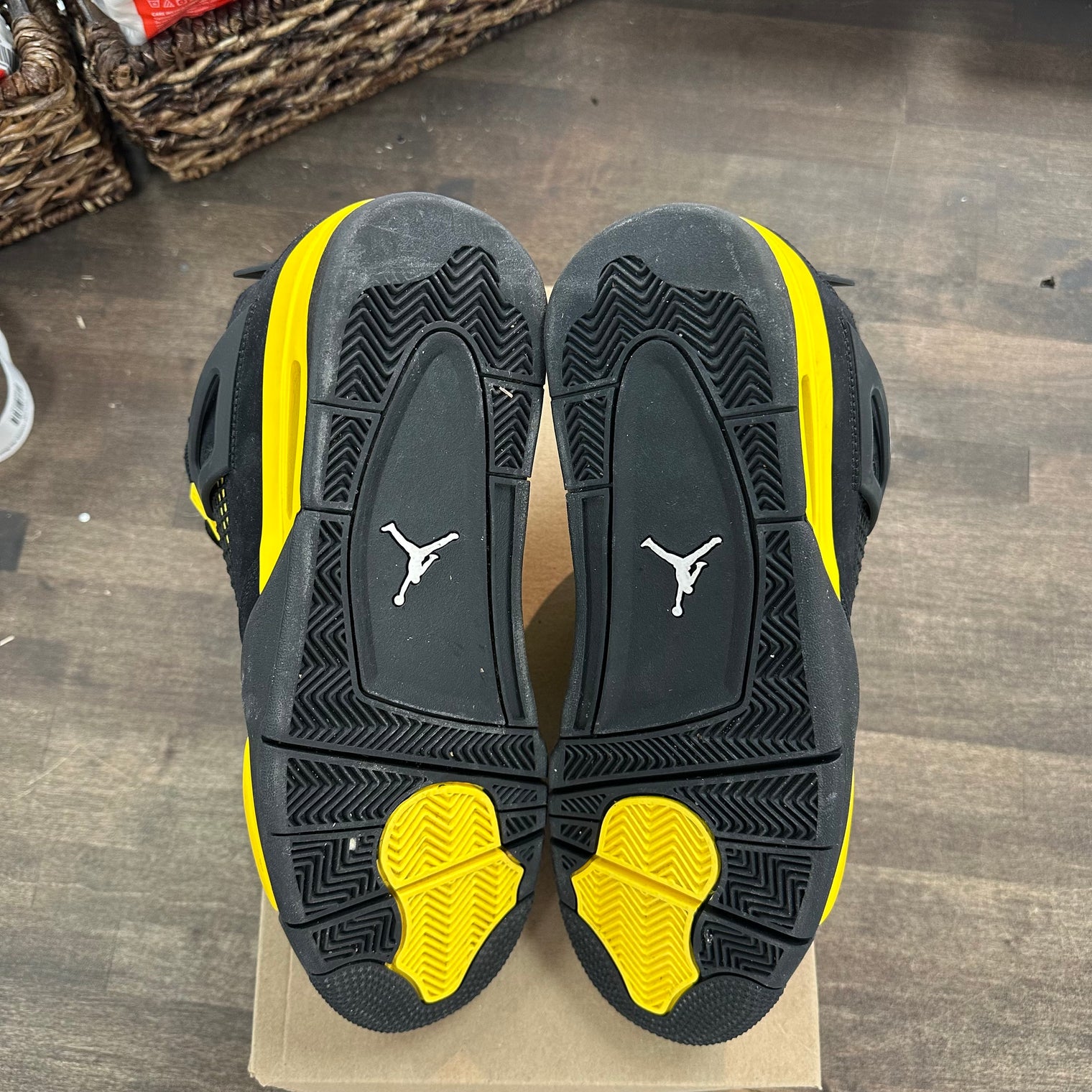 Yellow Thunder Jordan 4 Retro (USED, No Box)