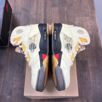 Off-white Jordan 5 Sail (USED,No Box)