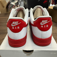 White Red Midsole Air Force 1 Low (Used)