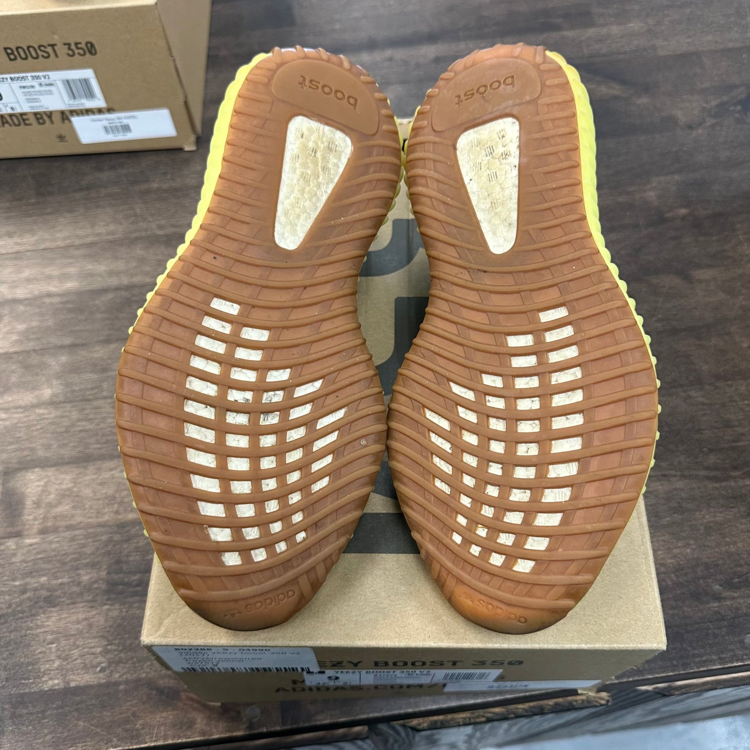 Semi Frozen Yellow Yeezy 350 (USED)