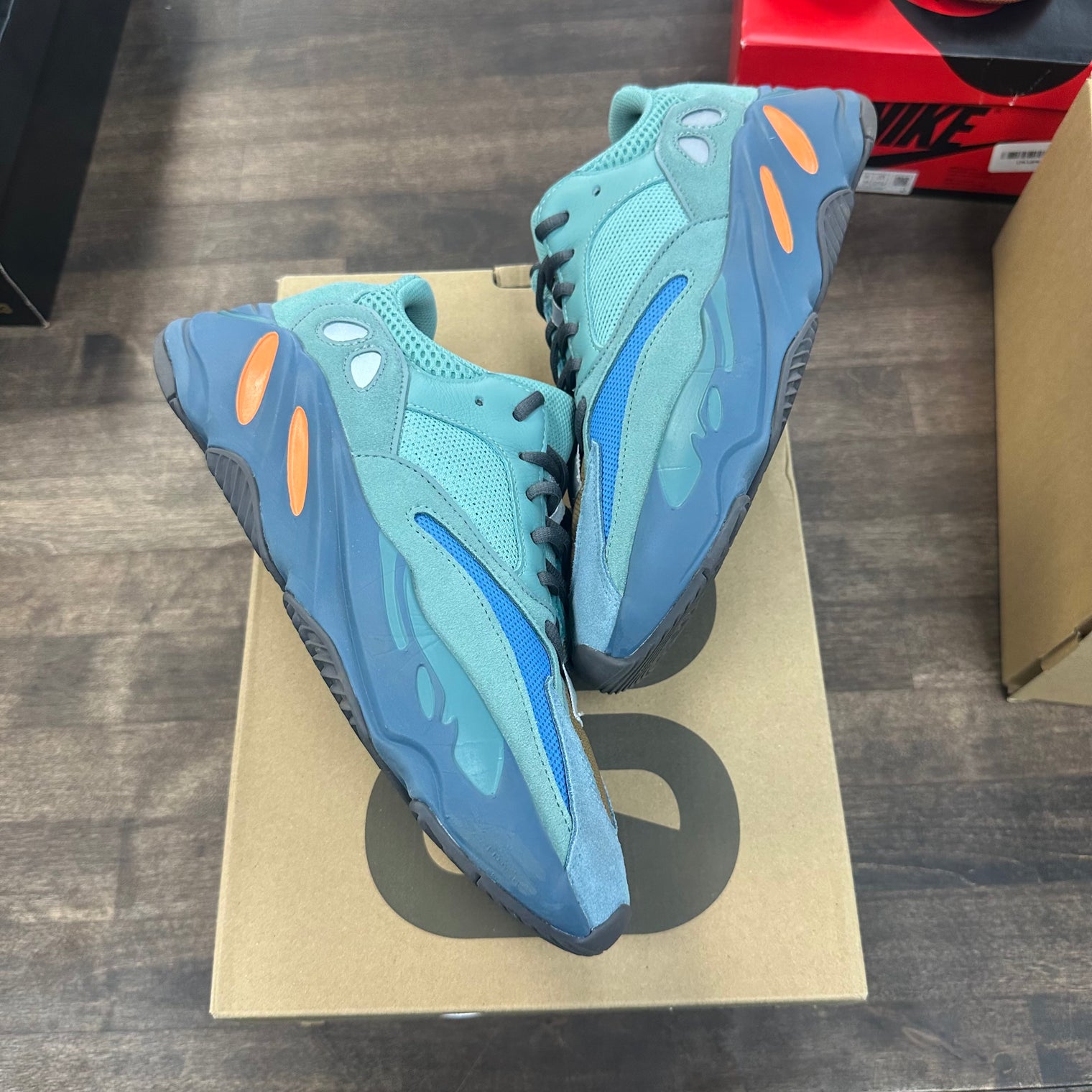 Faded Azure Yeezy 700 (USED)