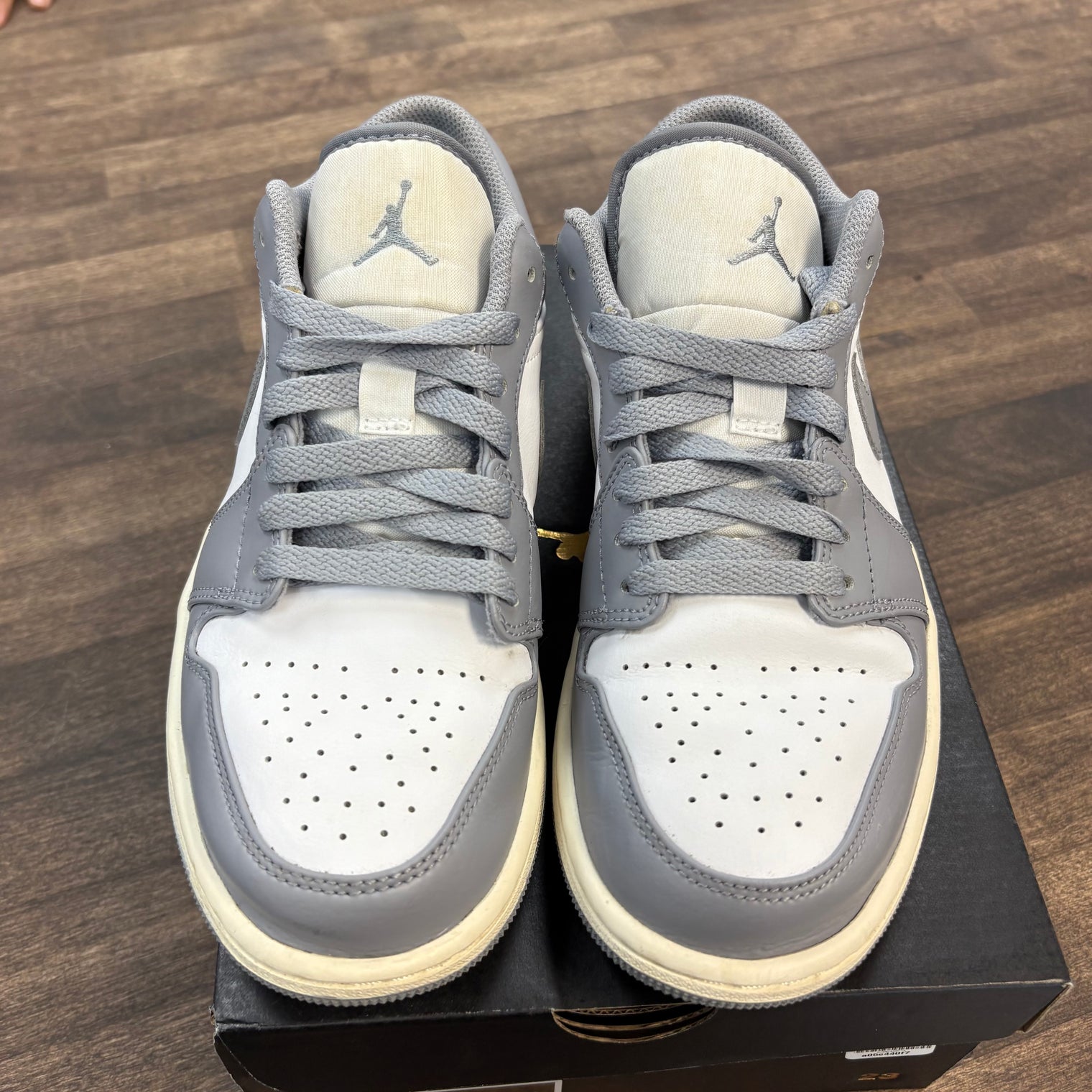 Vintage Stealth Grey Jordan 1 Low (USED)