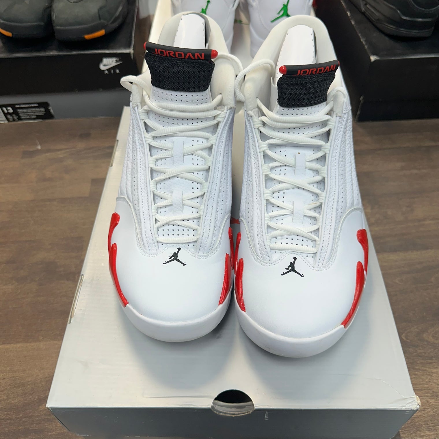 Candy Cane Jordan 14 (USED)