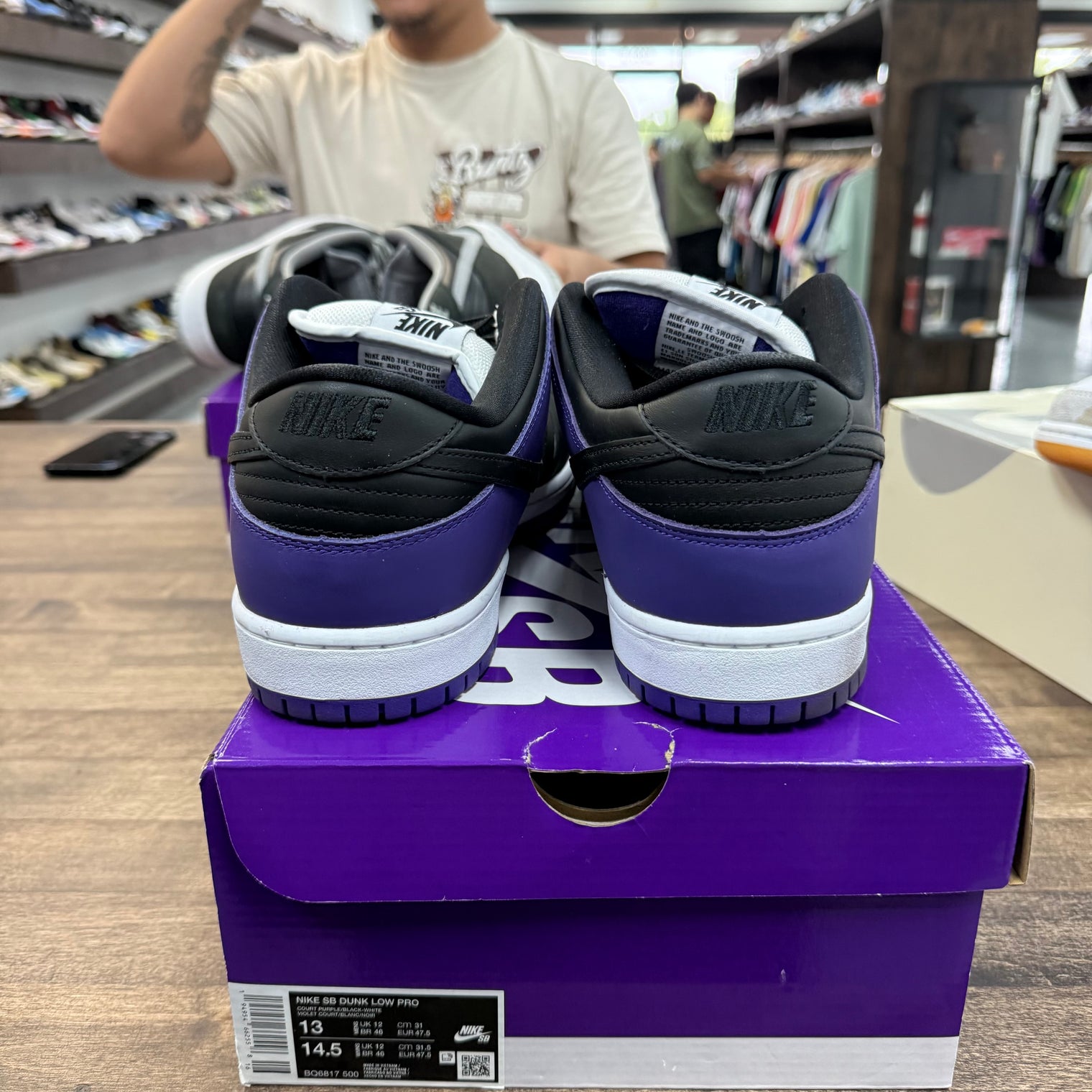 Court Purple SB Dunk Low (USED)