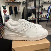 New Balance 550 Triple White (USED, no box)