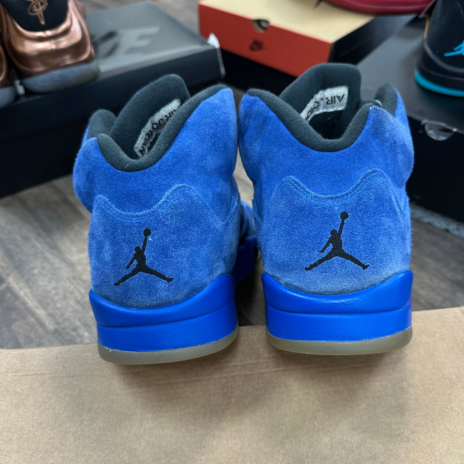 Blue Suede Jordan 5 (USED,No Box)