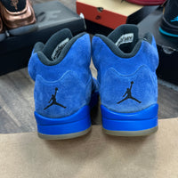 Blue Suede Jordan 5 (USED,No Box)